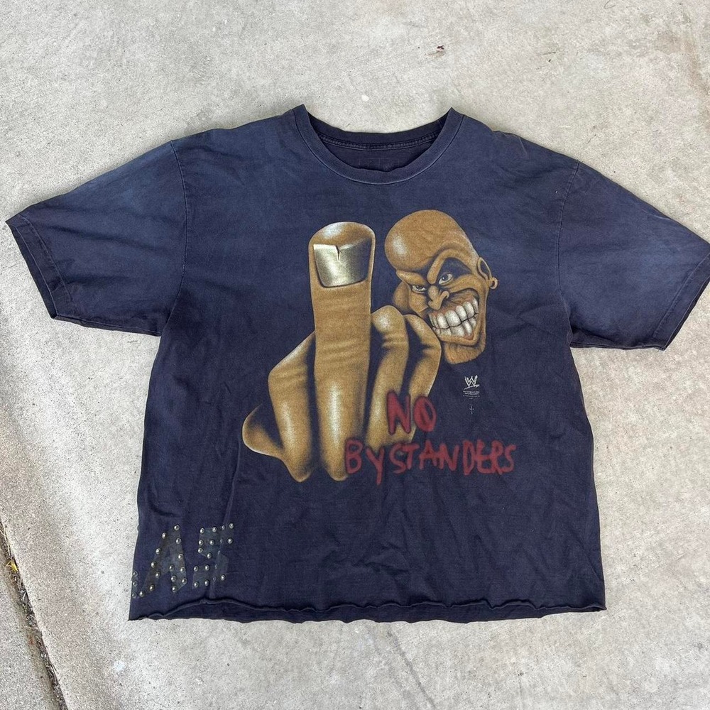 Cactus Jack X WWE Stone Cold Steve Austin "No Bystanders" Graphic Shirt size XL